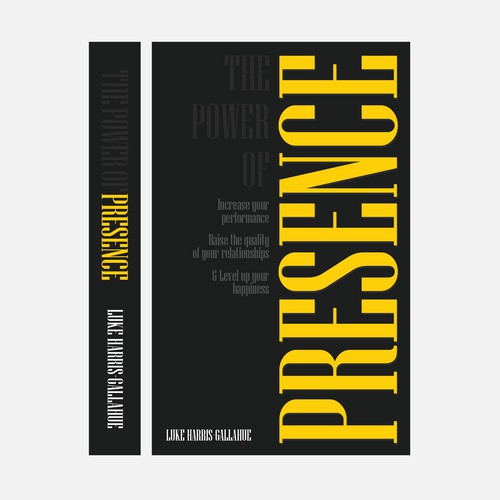 Book cover concept for THE POWER OF PRESENCE