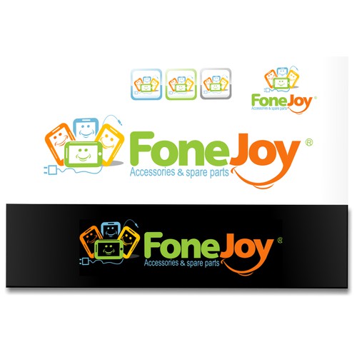 Design a fun modern logo for Fonejoy