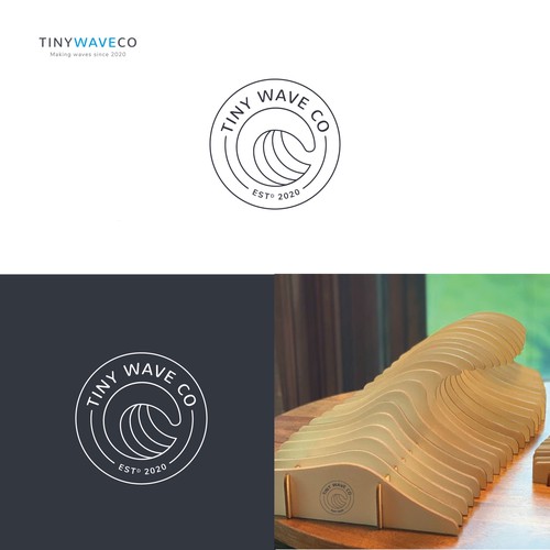 Design concept for Tiny Wave Co.