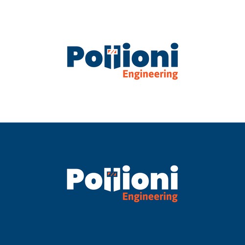 Pollioni Engineering Logo design