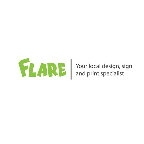 Logo concept designed for Flare