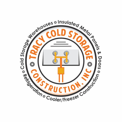 Create an Industrial Logo For "Tracy Cold Storage Construction, Inc."