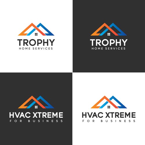 Logo concept for TROPHY HOME SERVICES