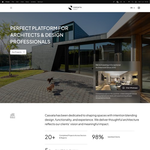 Architect Studio Landing Page