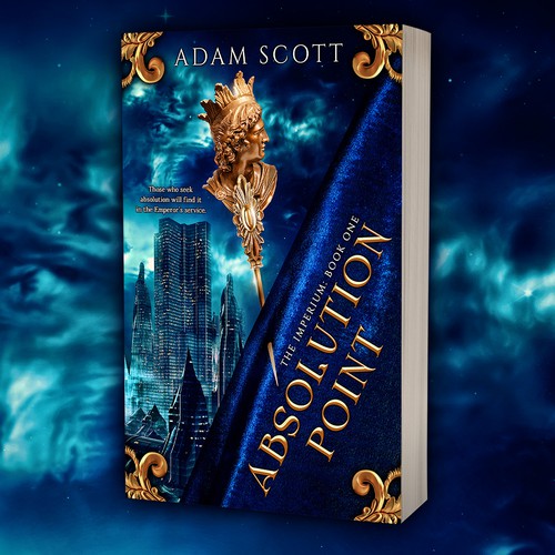 Book cover design - Absolution Point by author Adam Scott