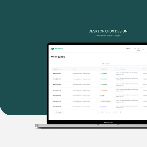 Web App Contest Design.