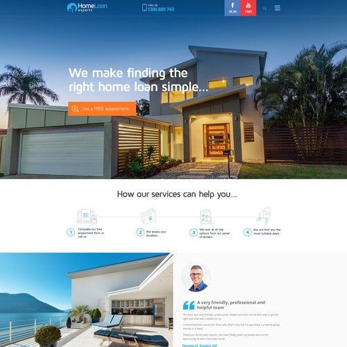Design a new wordpress site for a leading mortgage broking company