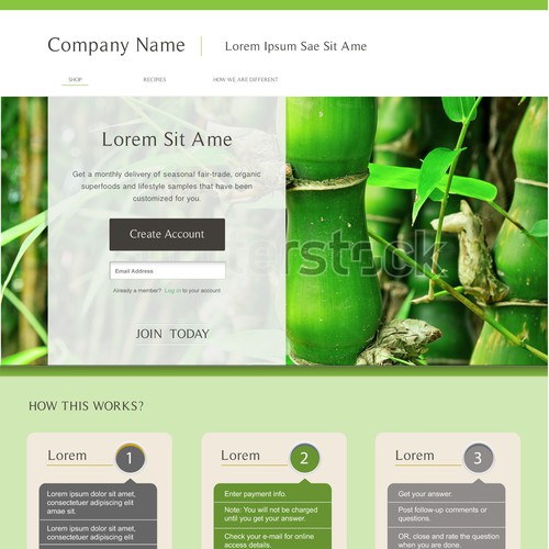 Help 99designs create professional generic landing page templates. Awarding multiple winners!