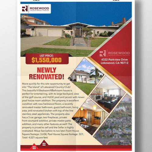 Real estate flyer