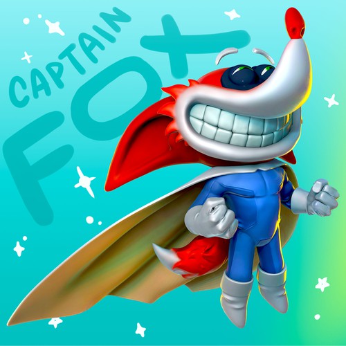 Captain Fox | Game 3D Character