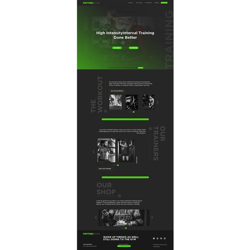 Website Landing Page design