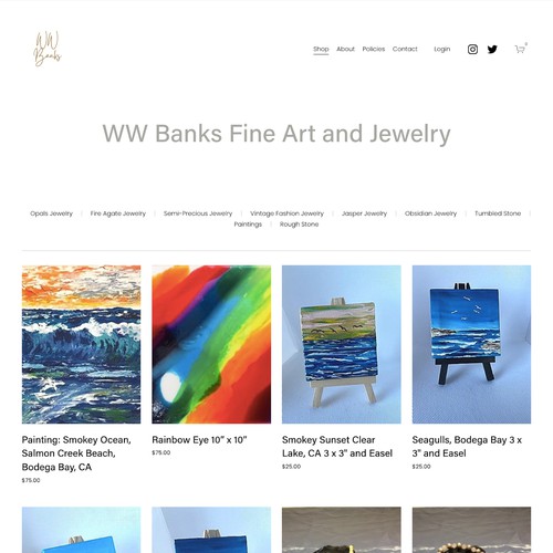 WW Banks Fine Art and Jewelry SEO