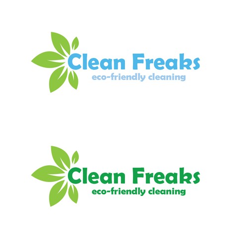 Creative Fun Logo for CLEAN FREAKS an eco-friendly cleaning service!