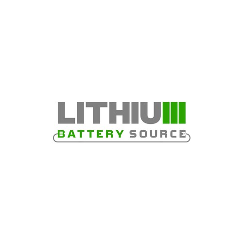 logo design concept for a battery company