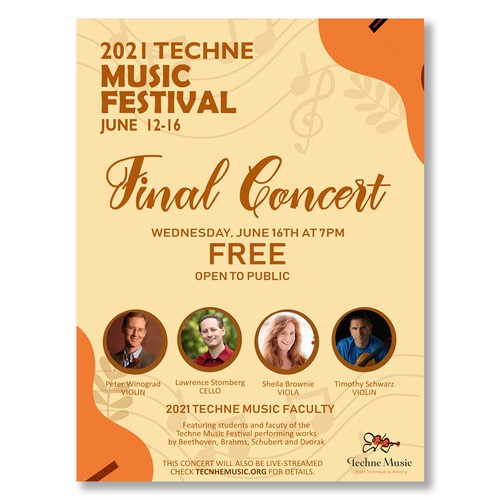 Classical Music Festival Poster
