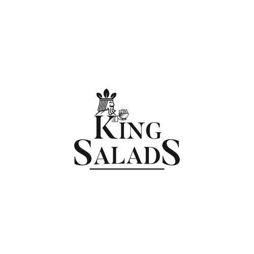 Classic Logo Concept for King Salads