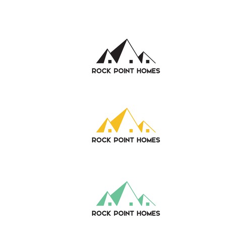 Logo design for Rock Point Homes