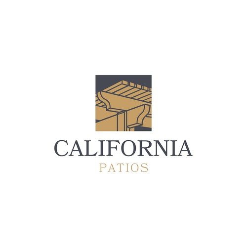 Minimalist Logo for California Patios
