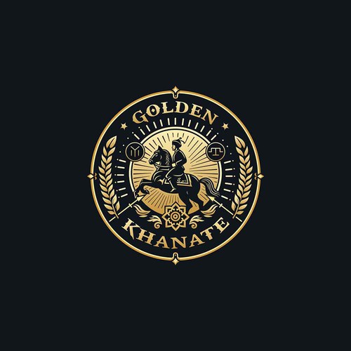 Coat of arm style logo for Golden Khanate