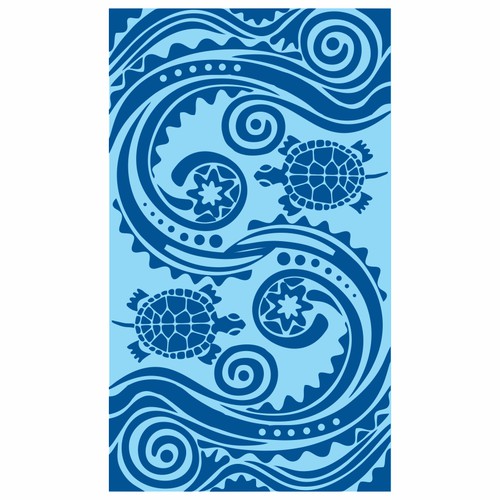 DOLPHIN & TURTLE BEACH TOWEL