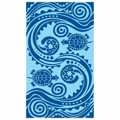 DOLPHIN & TURTLE BEACH TOWEL