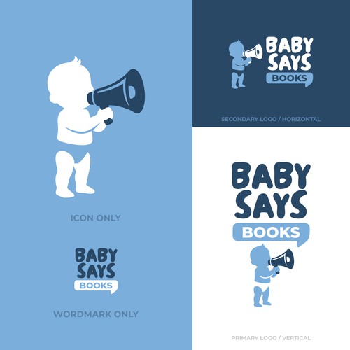 Baby Says Books Logo Design