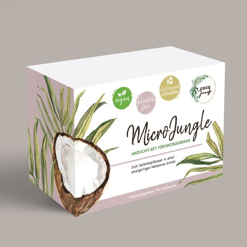 Botanical product packaging design