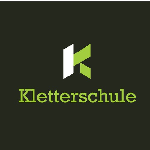 Logo concept for kletterschule
