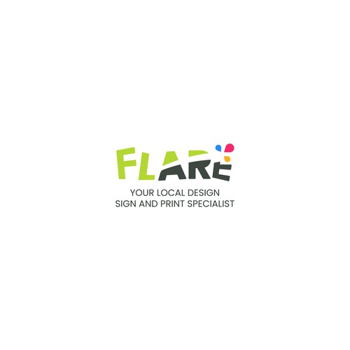 Flare Logo Design – Creative Sign & Print Specialist Branding