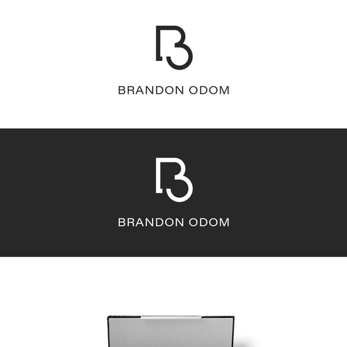 Business card with logo word mark