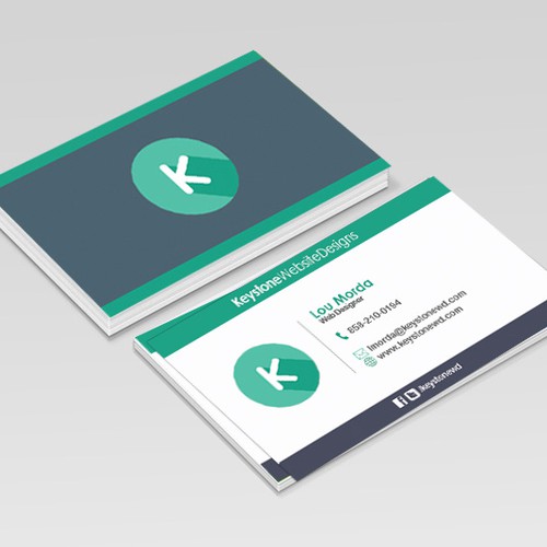 Logo + BCard design for Keystone Website Designs