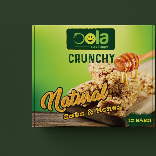 granola bar box design