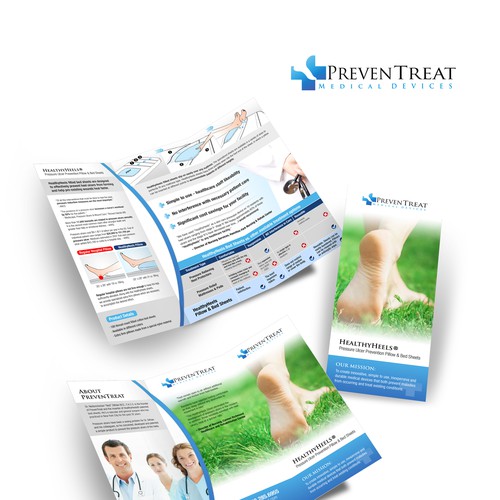 Brochure Design & Custom Illustrations for PrevenTreat Medical Devices-http://www.preventreat.com