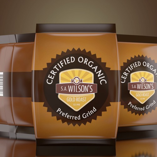 need a design for certified organic coffee