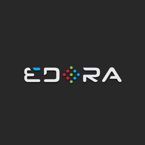 LED Lights text logo Edora