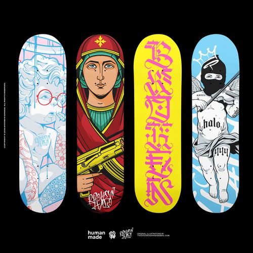 Broken Halo Skate Decks 