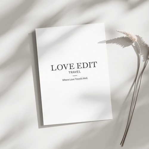 Love Edit Travel Logo
