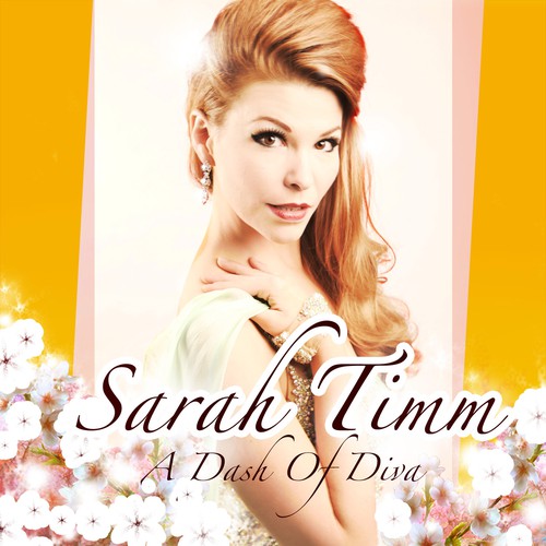 Diva design for Sarah Timm CD cover
