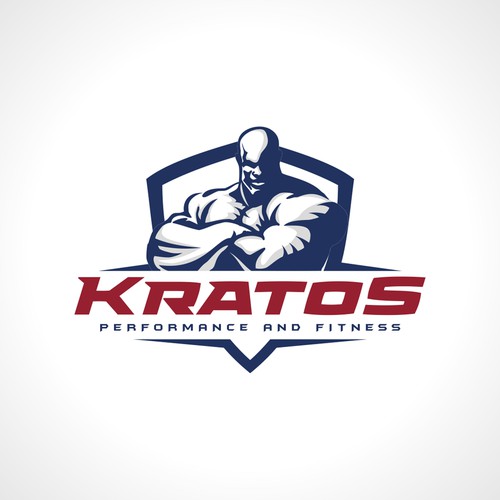 Bold Logo For Kratos Performance Fitness