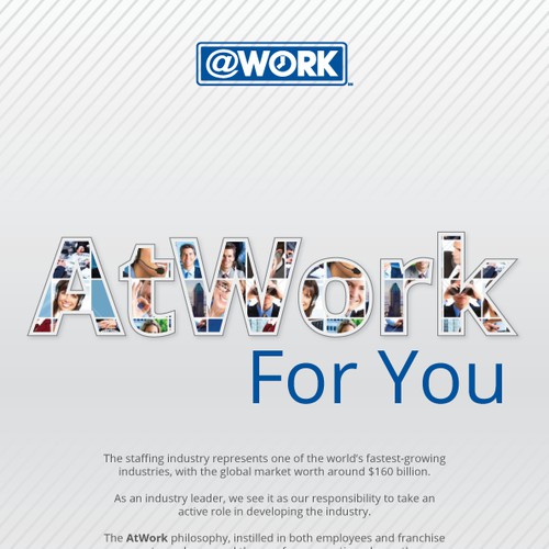 "AtWork For You" Company Mission Poster