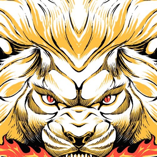 Lion T-shirt Design