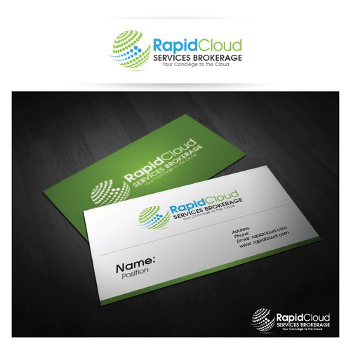 Help RapidCloud Services Brokerage with a new logo and business card