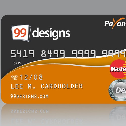 Prepaid 99designs MasterCard® (powered by Payoneer)