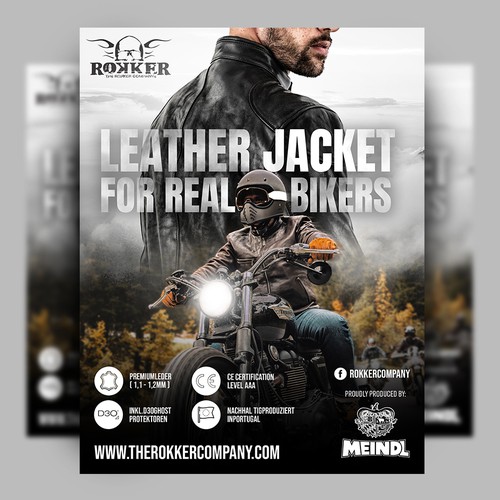 Rokker : Leather Jacket for Real Bikers