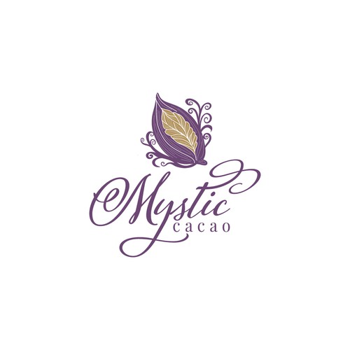 elegant logo for Mystic Cacao