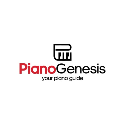 Piano Genesis Logo Design