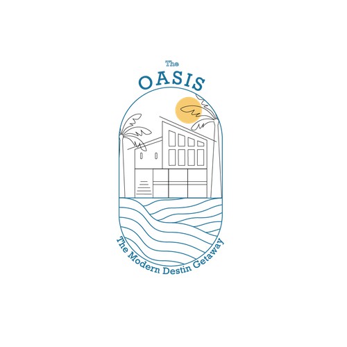 Logo for beach house