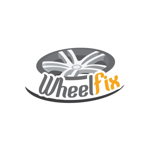 Wheel fix logo design