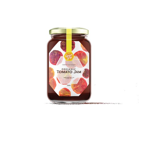 Tomato Jam Label Design