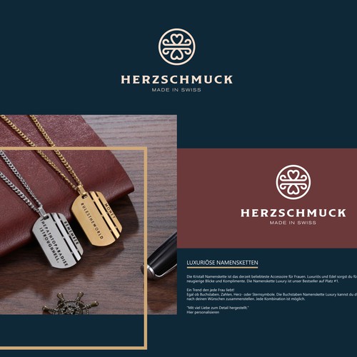 Herzschmuck Logo Design